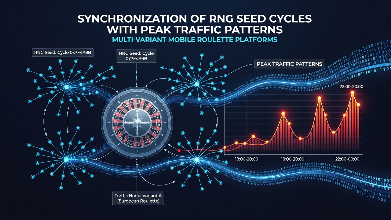 Darstellung der RNG-Seed-Synchronisation mit mobilen Verkehrsmustern in Roulette-Plattformen