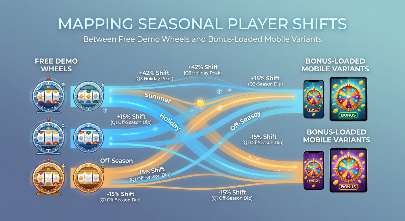 Darstellung saisonaler Spielerbewegungen zwischen Demo-Roulette und mobilen Bonus-Varianten