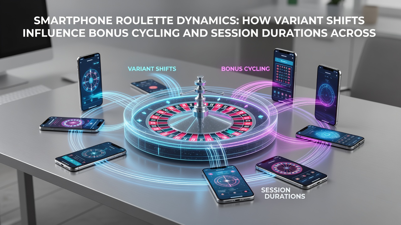 Vergleich von Roulette-Sitzungen auf Smartphone und Tablet mit Diagrammen zu Bonuszyklen
